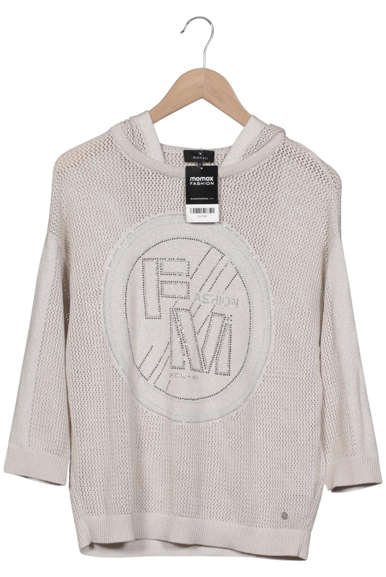 

monari Damen Pullover, beige, Gr. 34