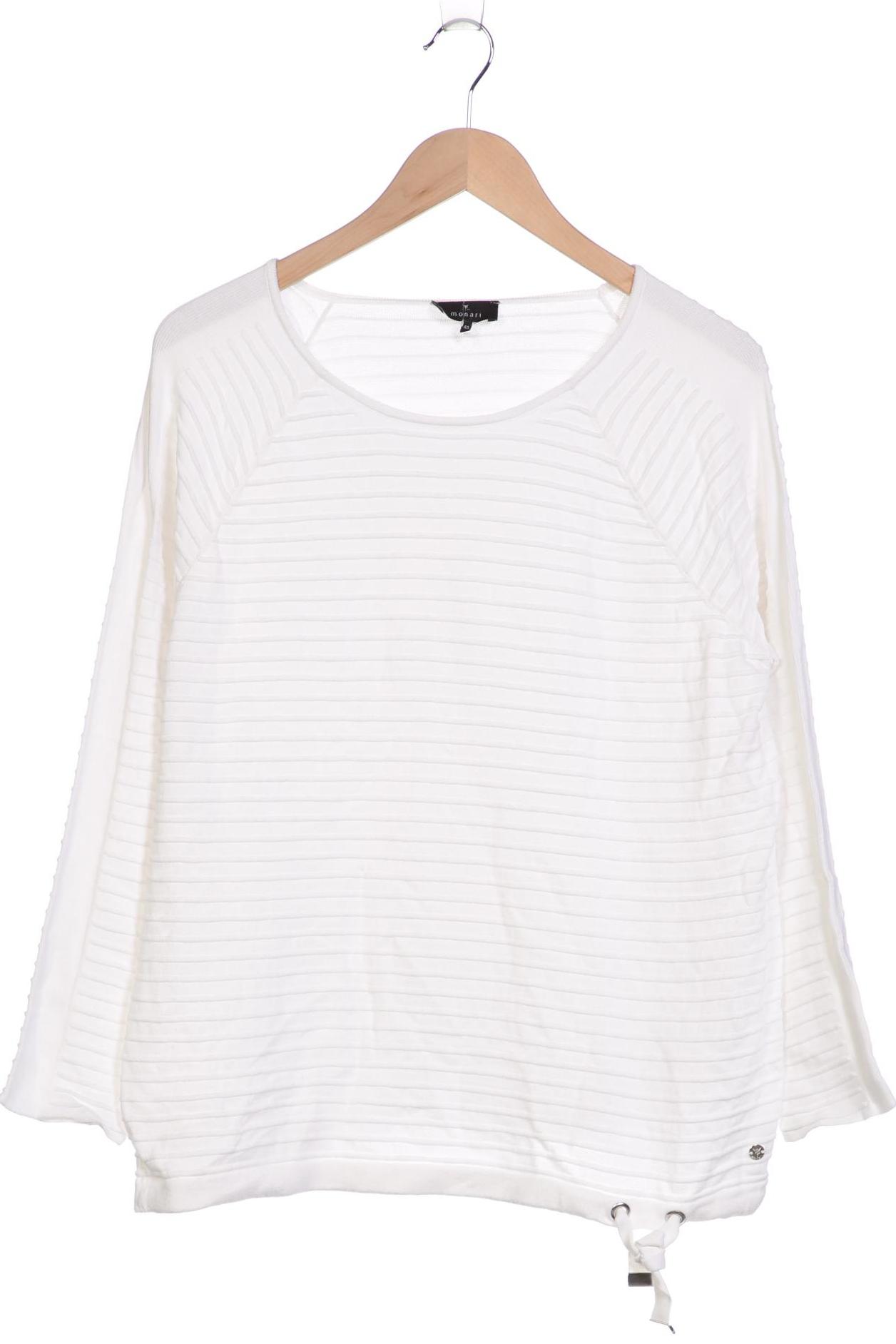 

monari Damen Pullover, weiß, Gr. 40