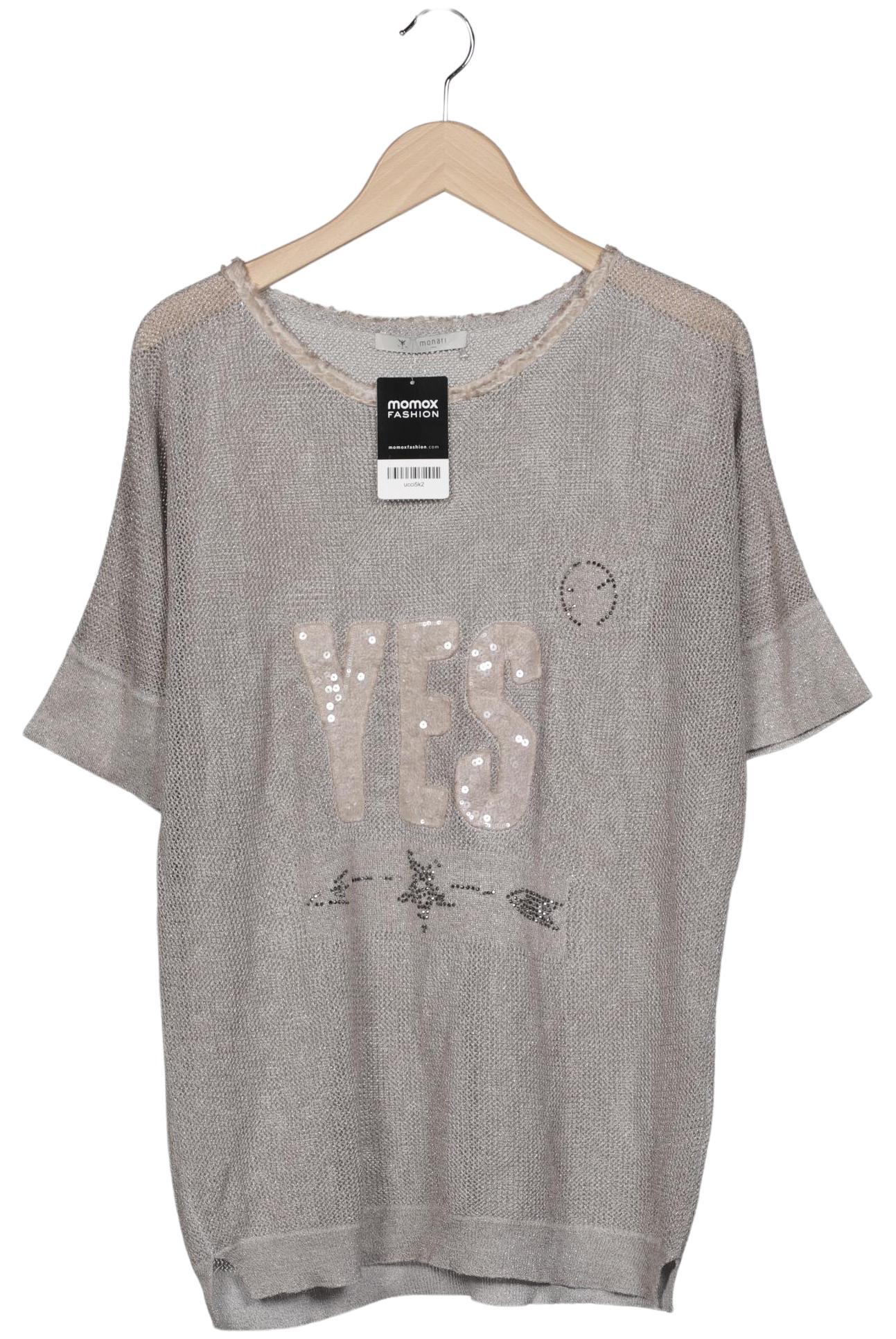 

monari Damen Pullover, grau, Gr. 42