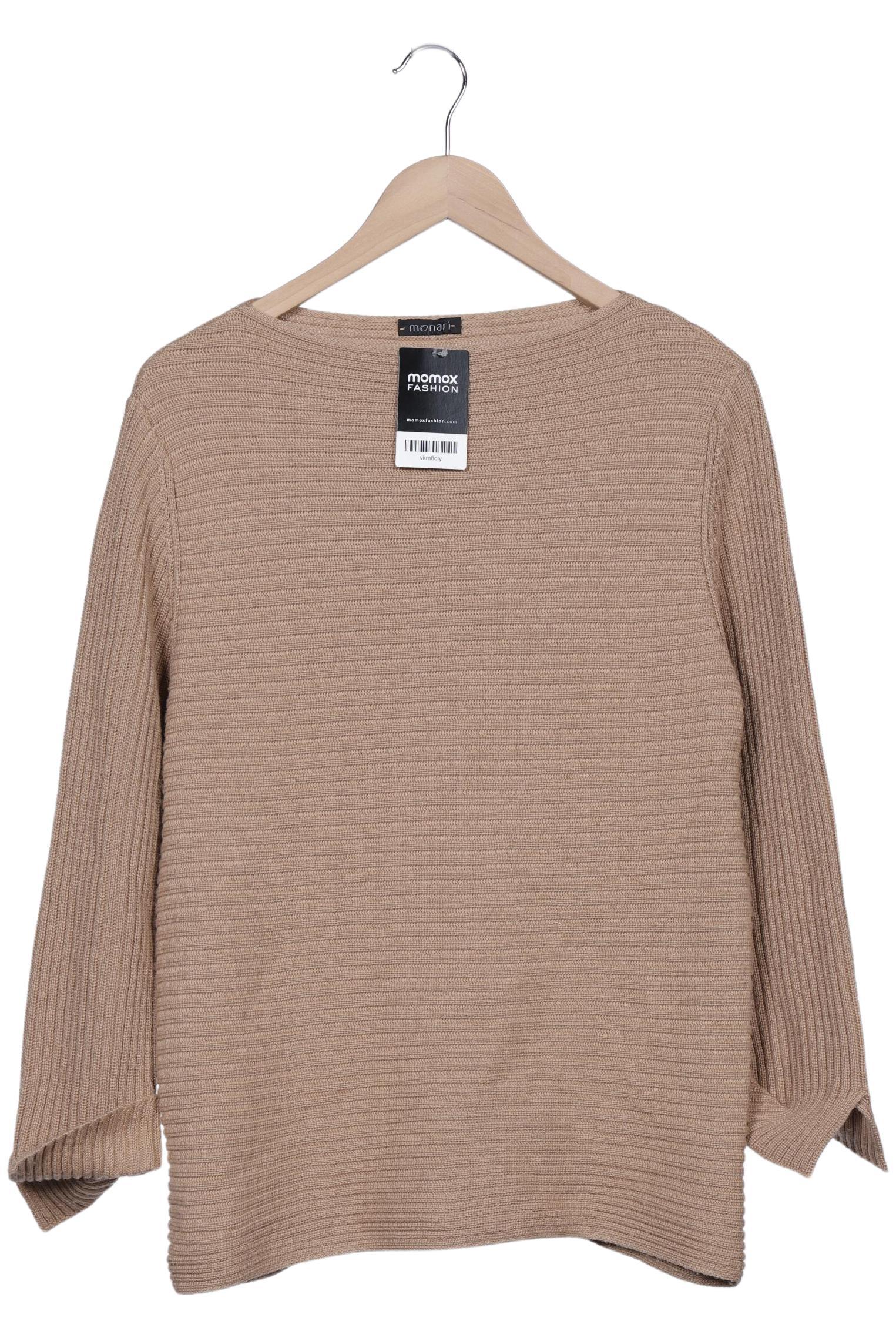 

monari Damen Pullover, braun, Gr. 46