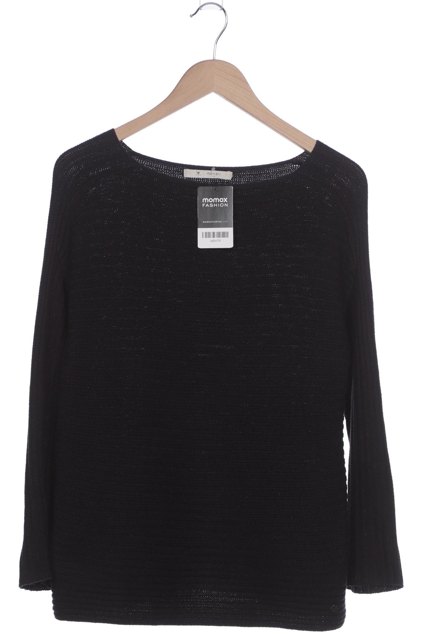 

monari Damen Pullover, schwarz, Gr. 38