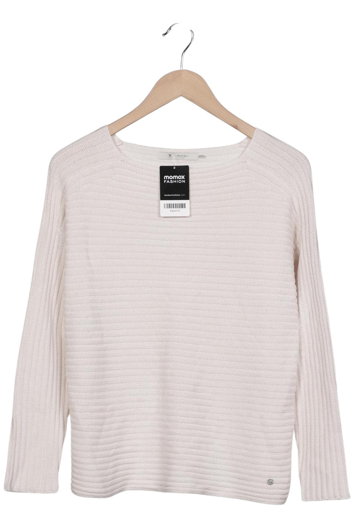 

monari Damen Pullover, cremeweiß, Gr. 44