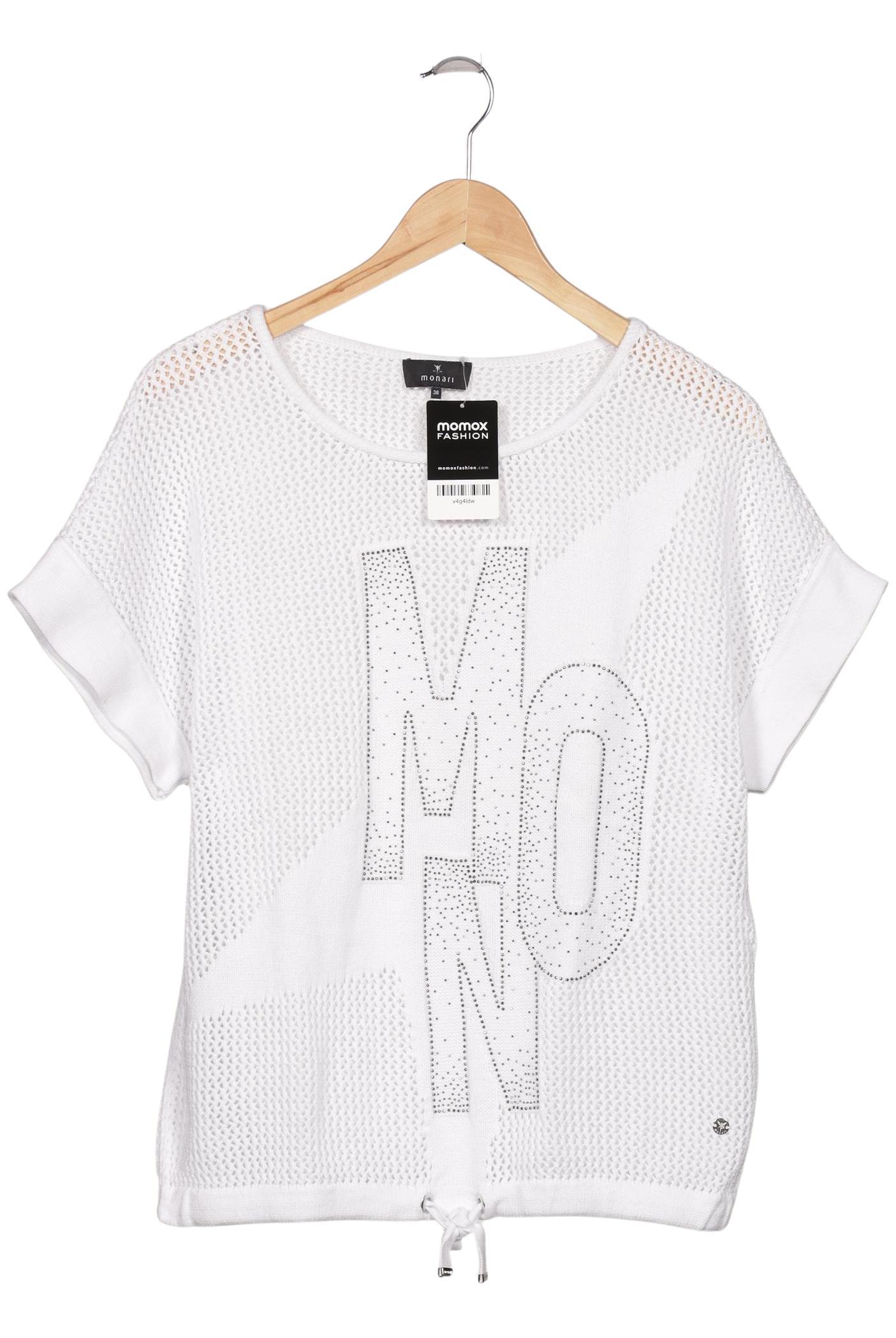 

monari Damen Pullover, weiß, Gr. 38