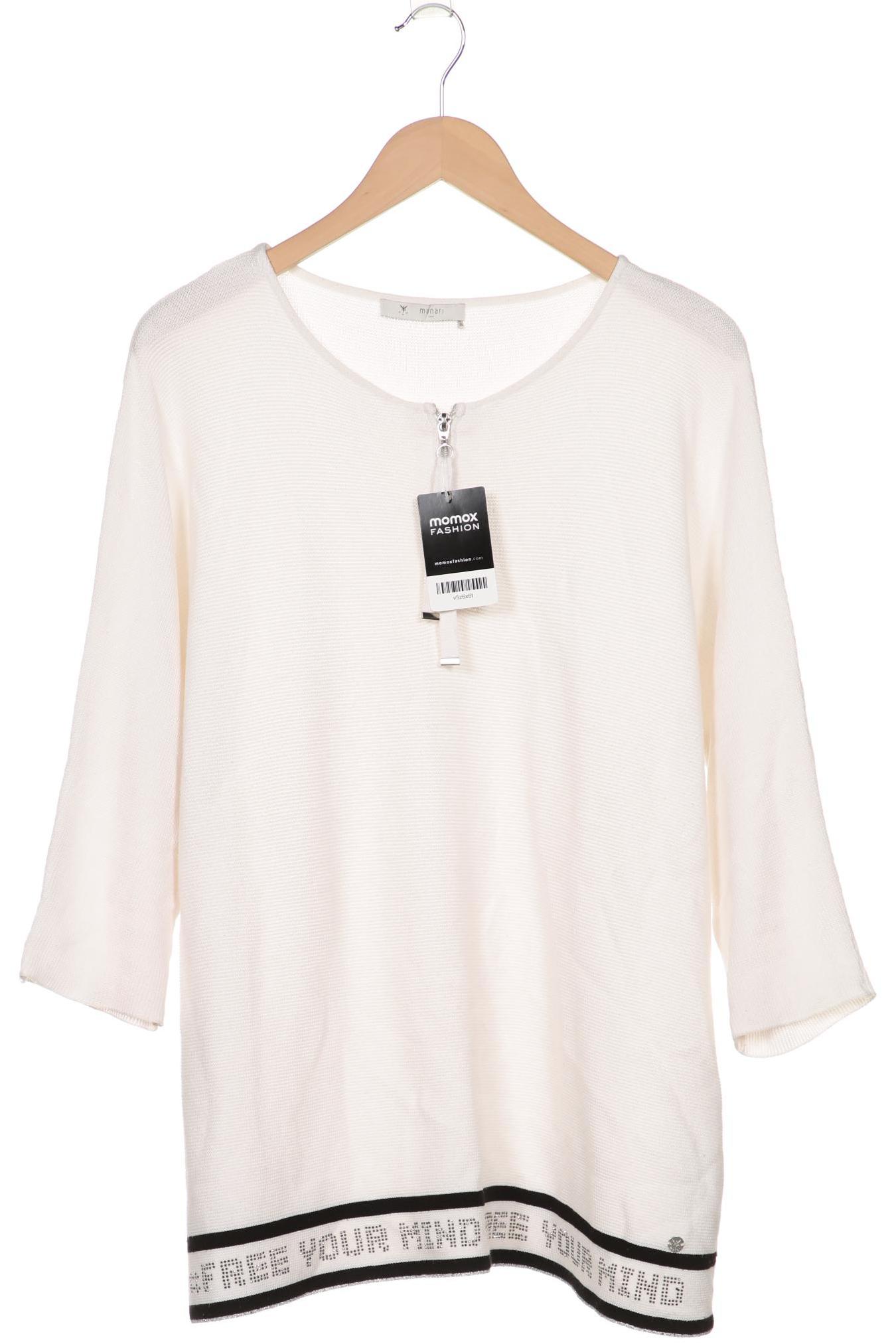 

monari Damen Pullover, weiß
