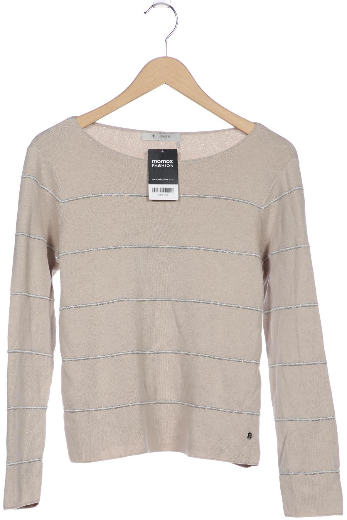 

monari Damen Pullover, beige, Gr. 36