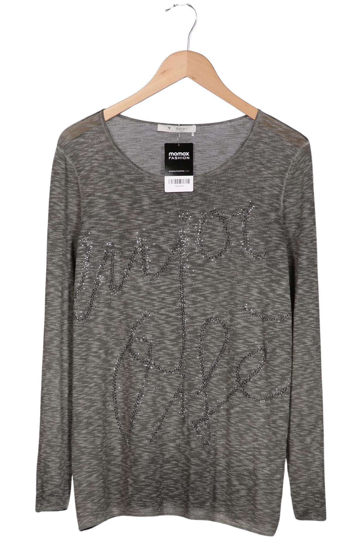 

monari Damen Pullover, grau, Gr. 42