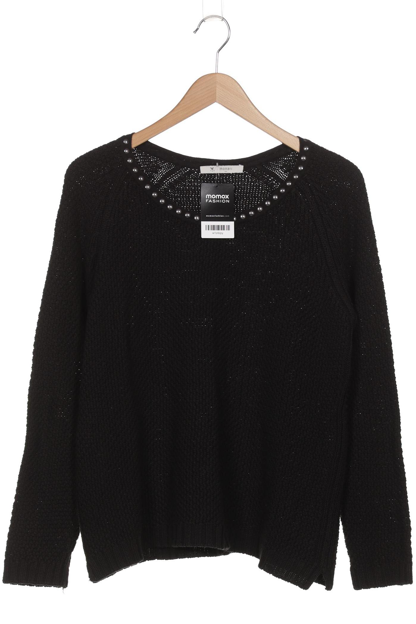 

monari Damen Pullover, schwarz, Gr. 44