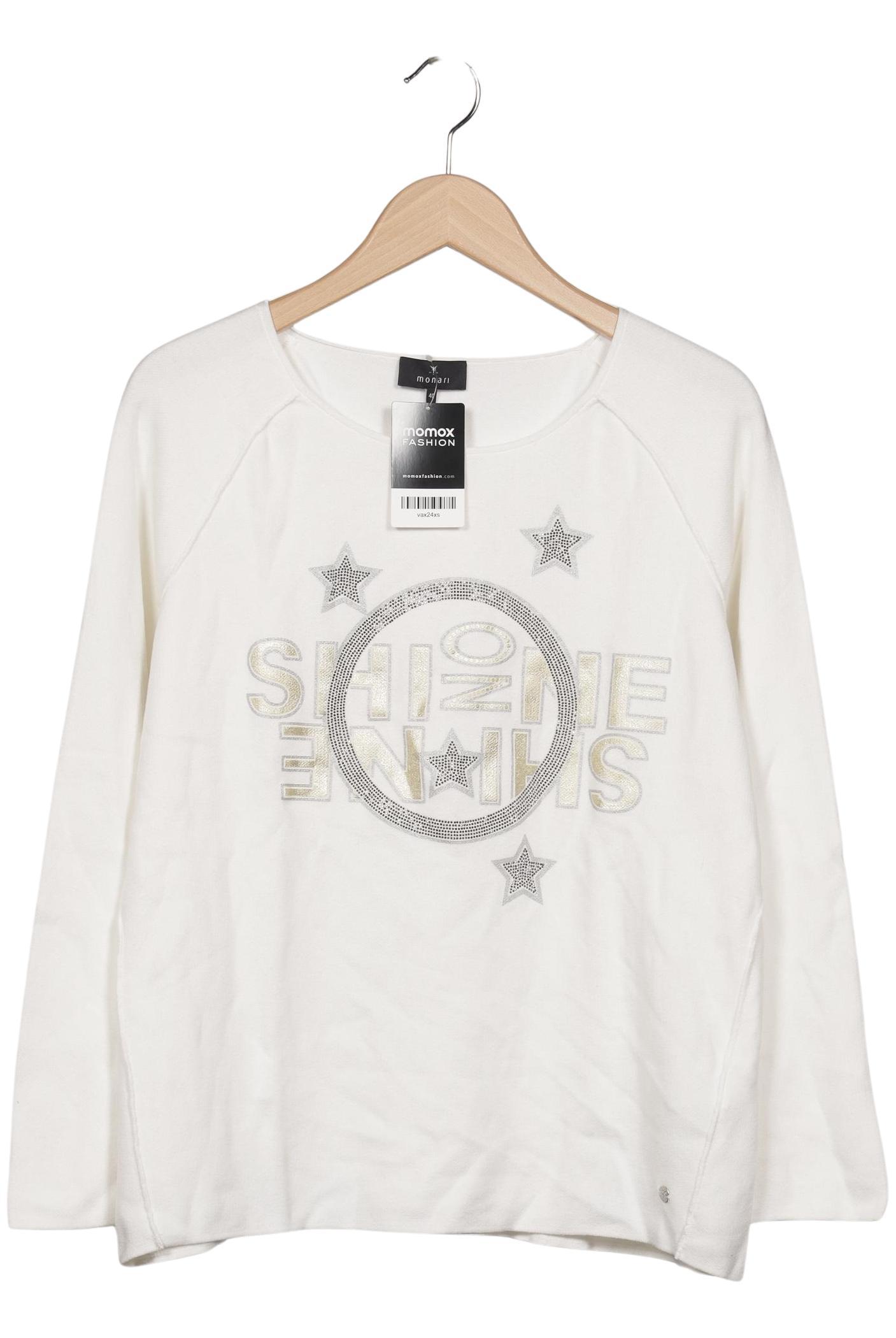

monari Damen Pullover, weiß, Gr. 40