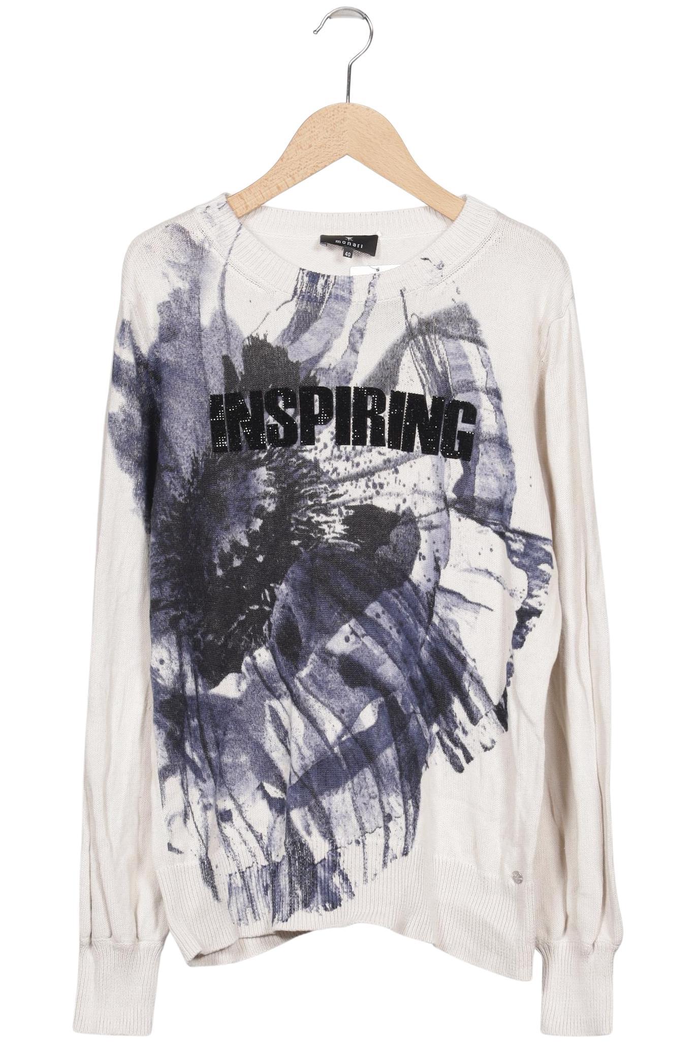 

monari Damen Pullover, cremeweiß, Gr. 40