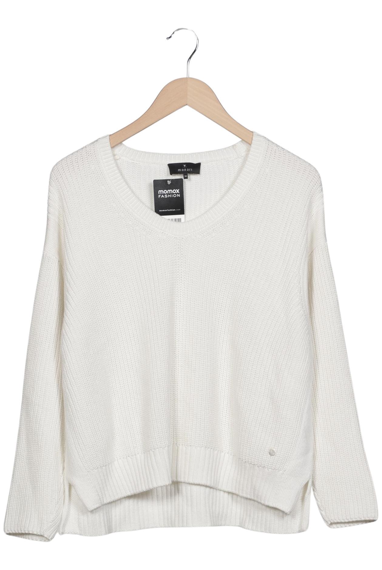 

monari Damen Pullover, weiß, Gr. 38