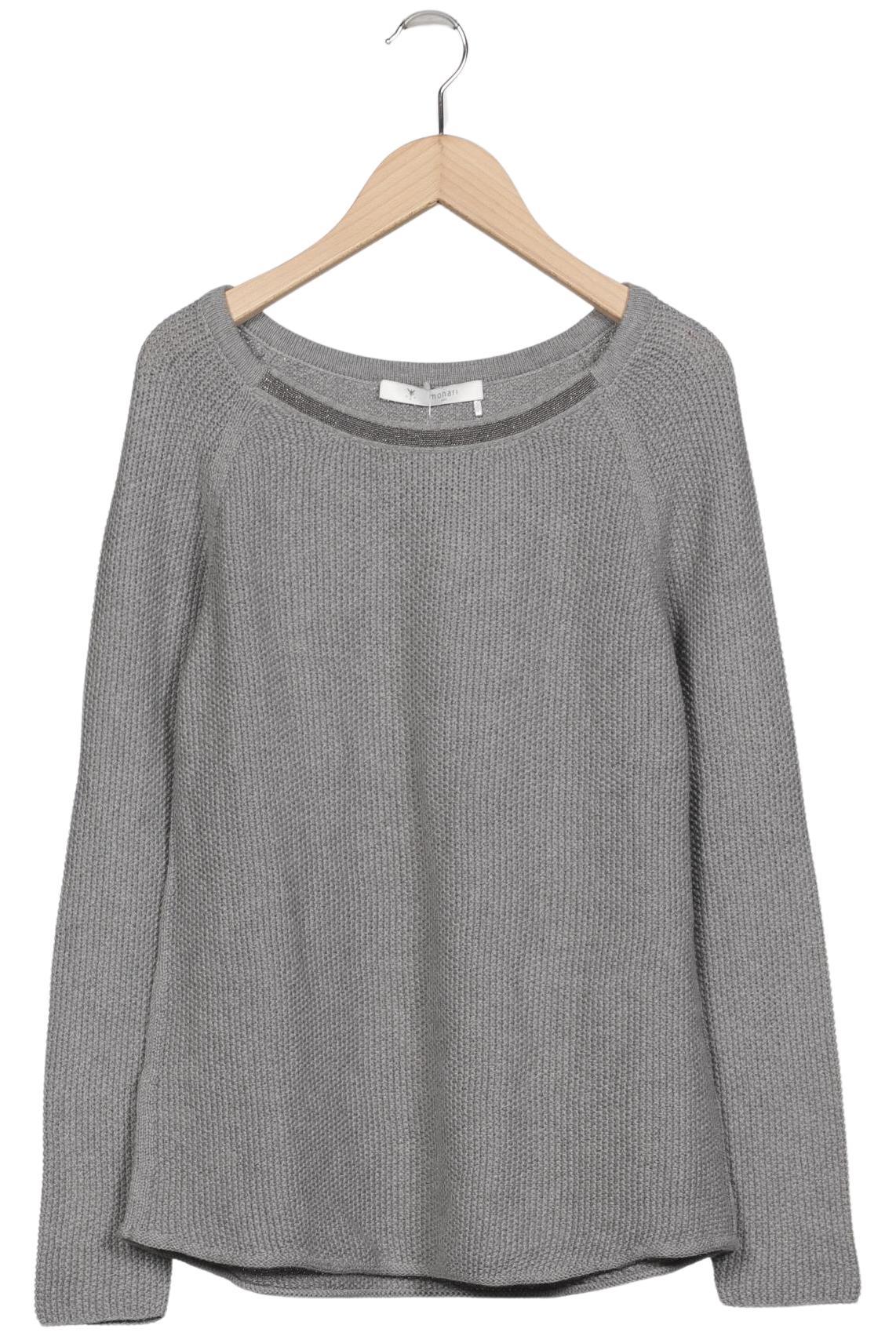 

monari Damen Pullover, grau, Gr. 36