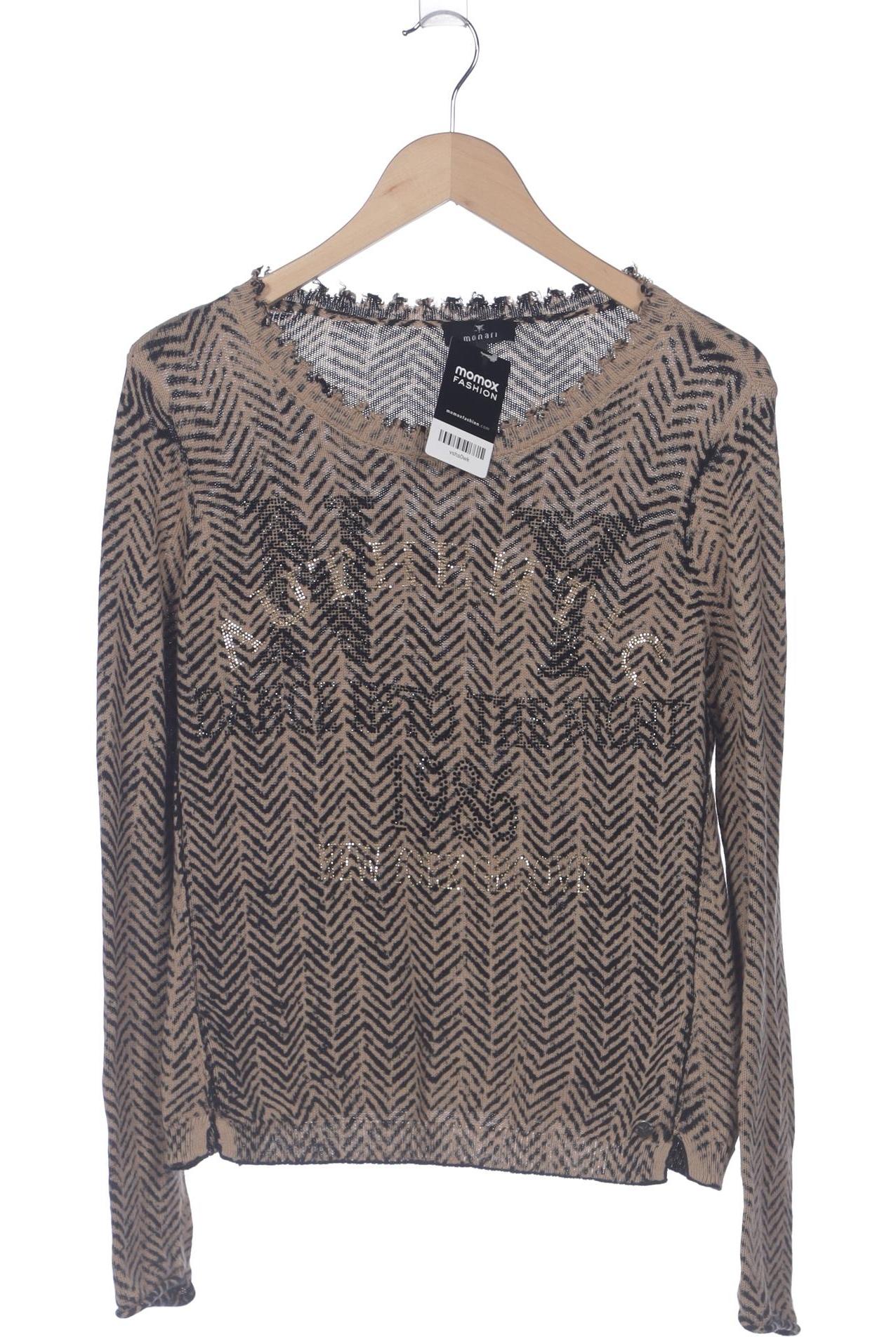 

monari Damen Pullover, braun, Gr. 36