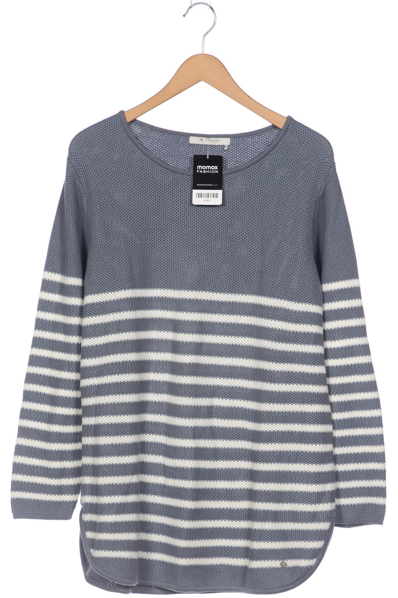 

monari Damen Pullover, blau, Gr. 44
