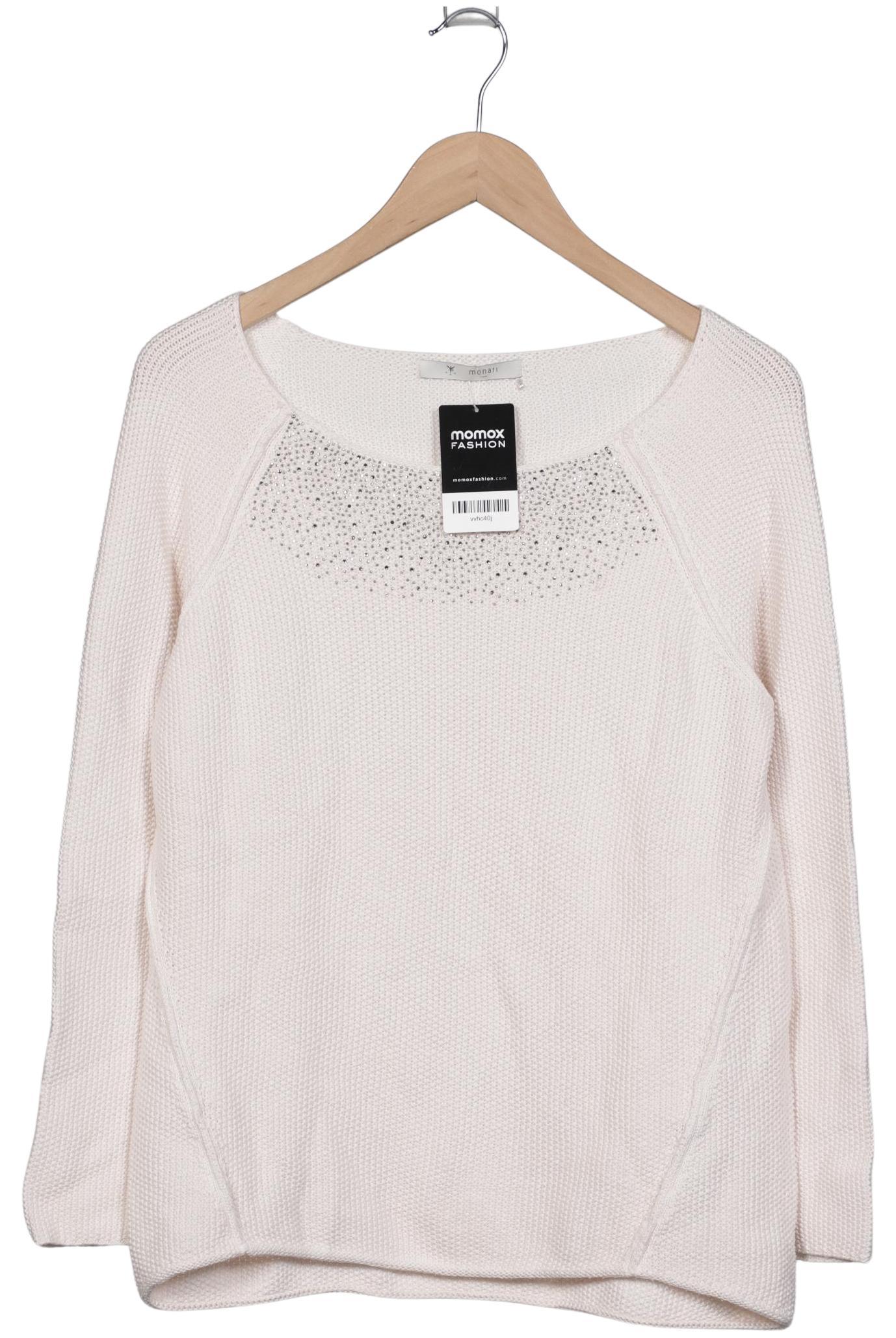 

monari Damen Pullover, cremeweiß, Gr. 38