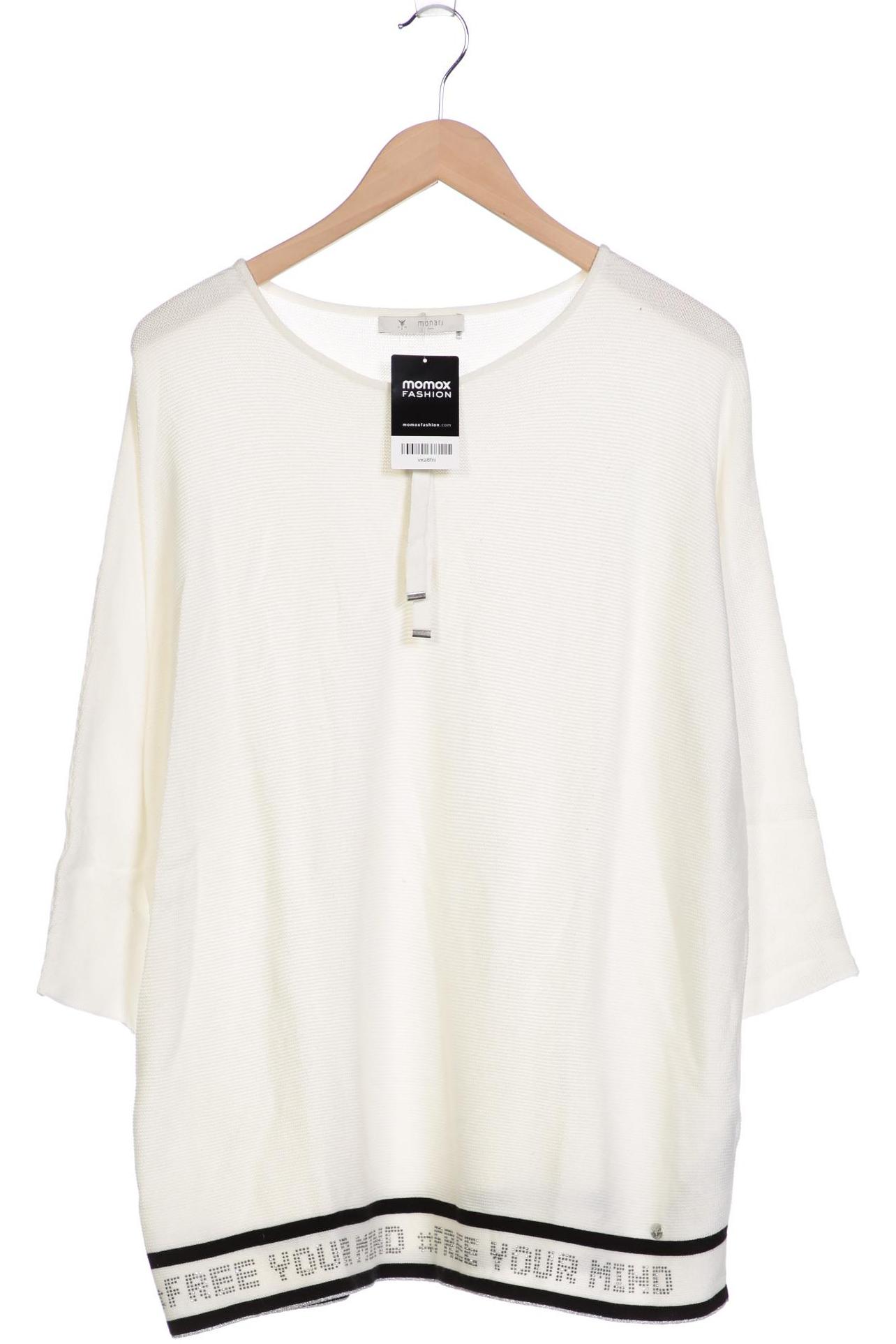 

monari Damen Pullover, weiß, Gr. 46