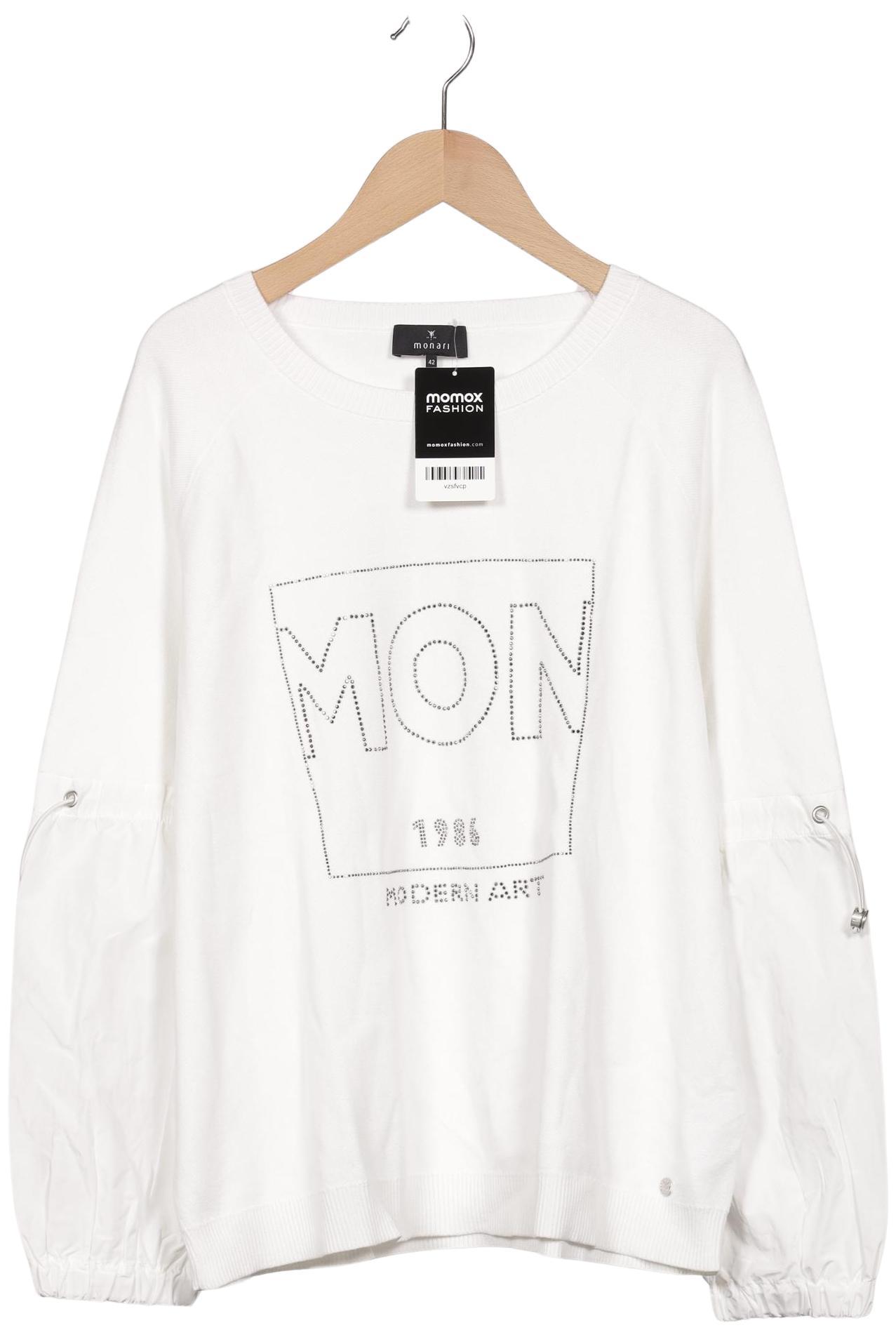 

monari Damen Pullover, weiß, Gr. 42
