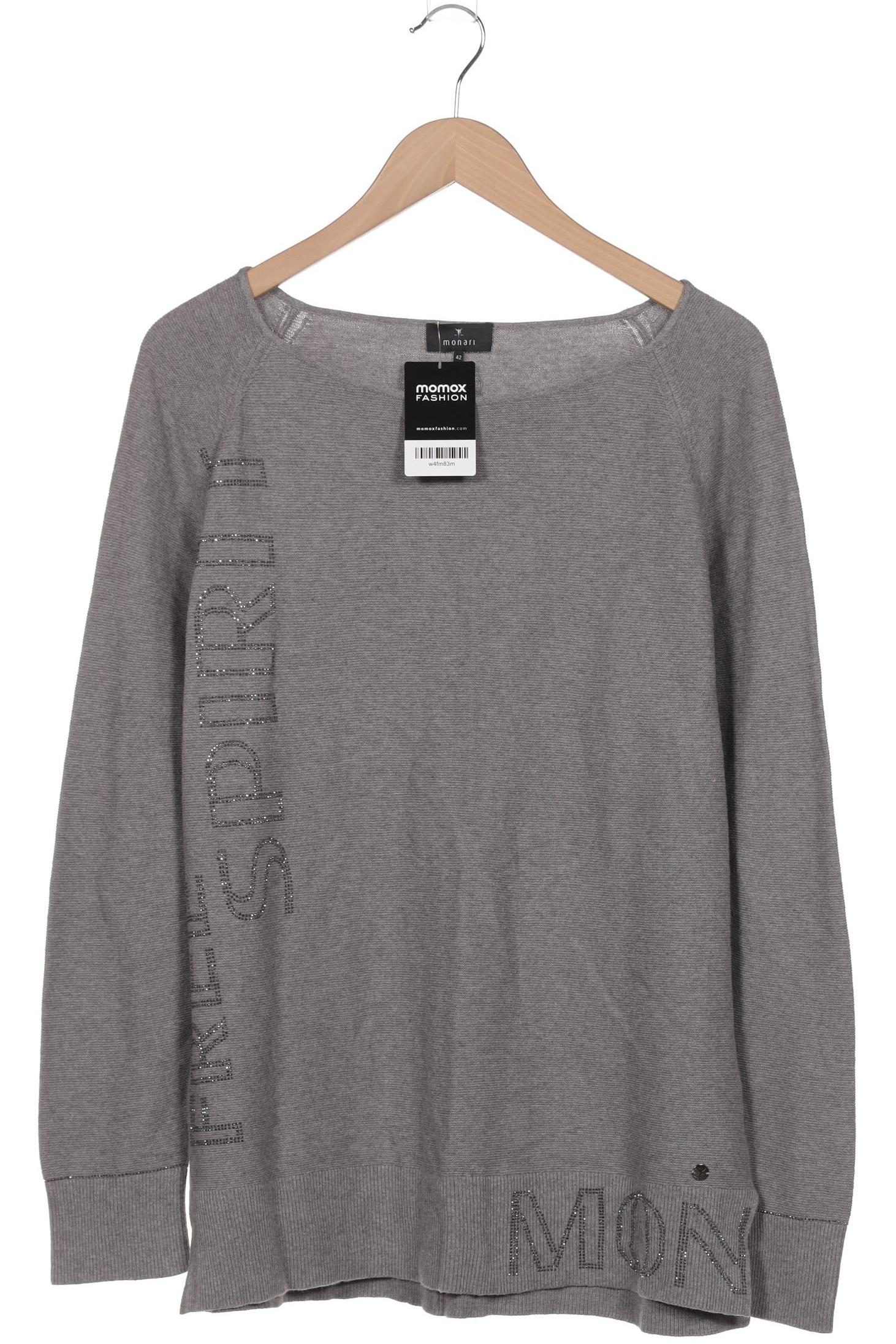 

monari Damen Pullover, grau, Gr. 42