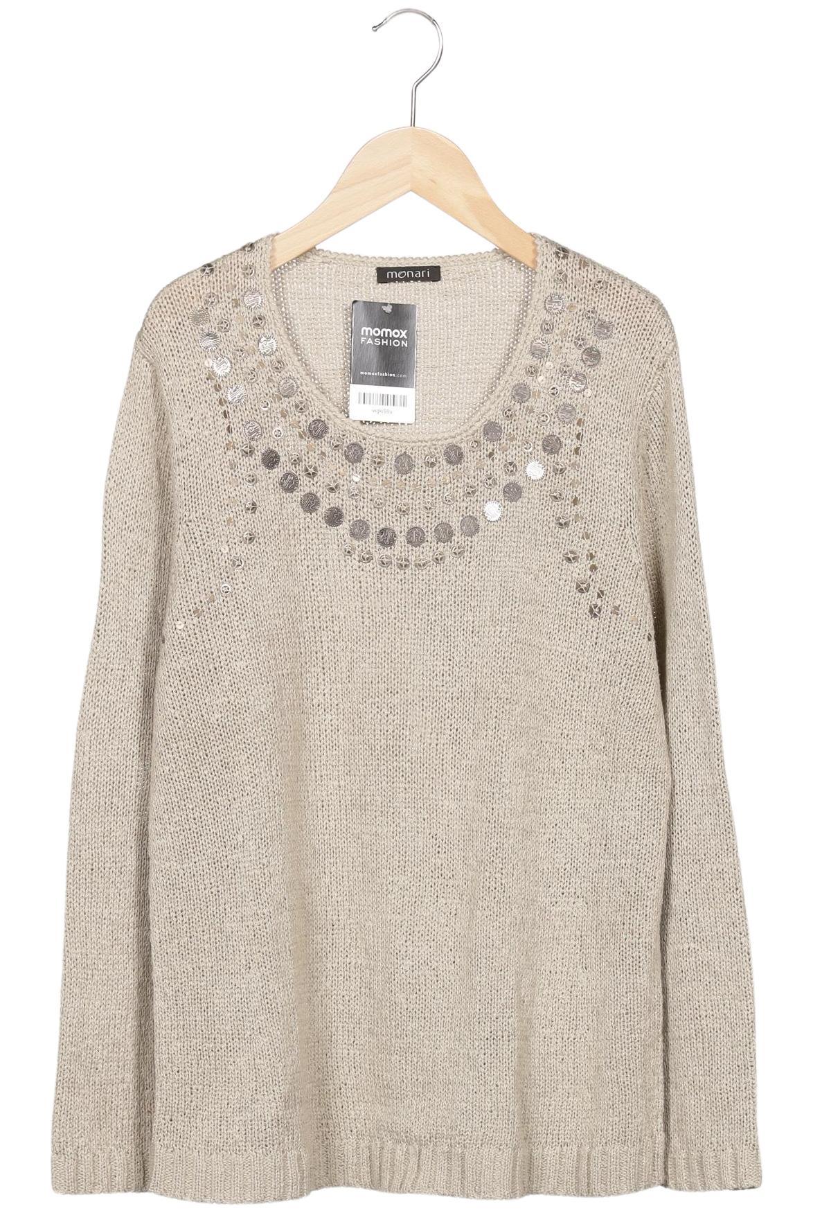 

monari Damen Pullover, beige, Gr. 44