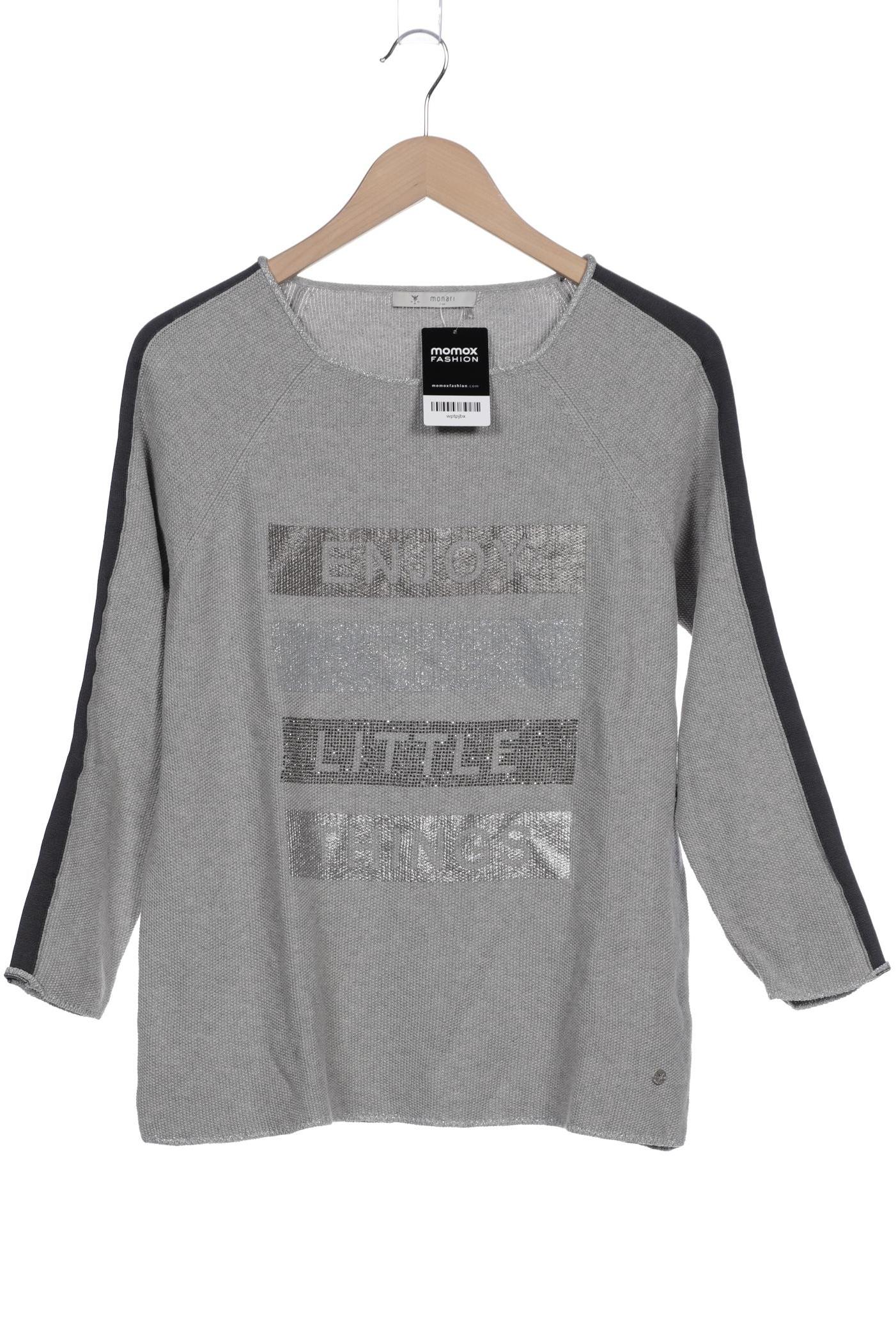 

monari Damen Pullover, grau, Gr. 40