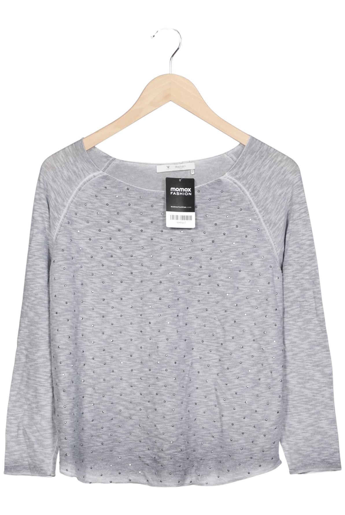 

monari Damen Pullover, grau, Gr. 38