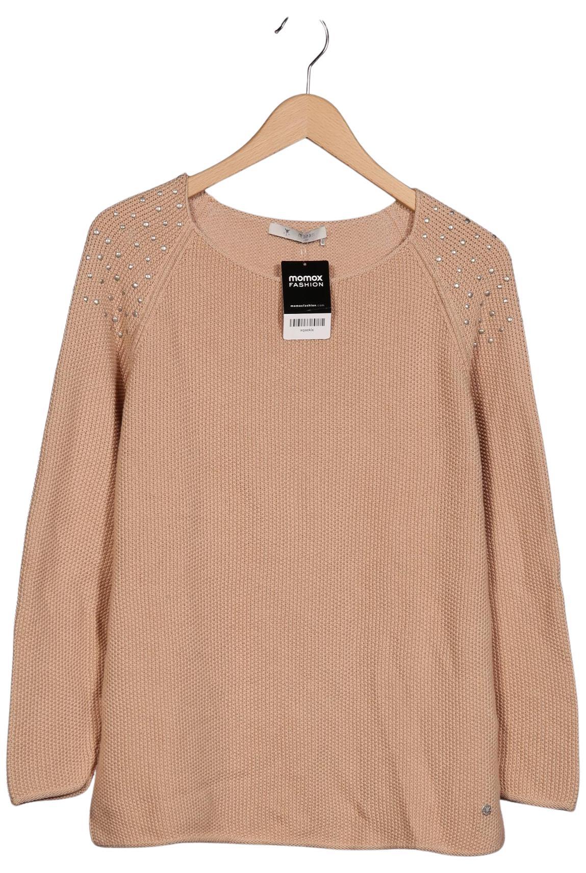 

monari Damen Pullover, beige, Gr. 42