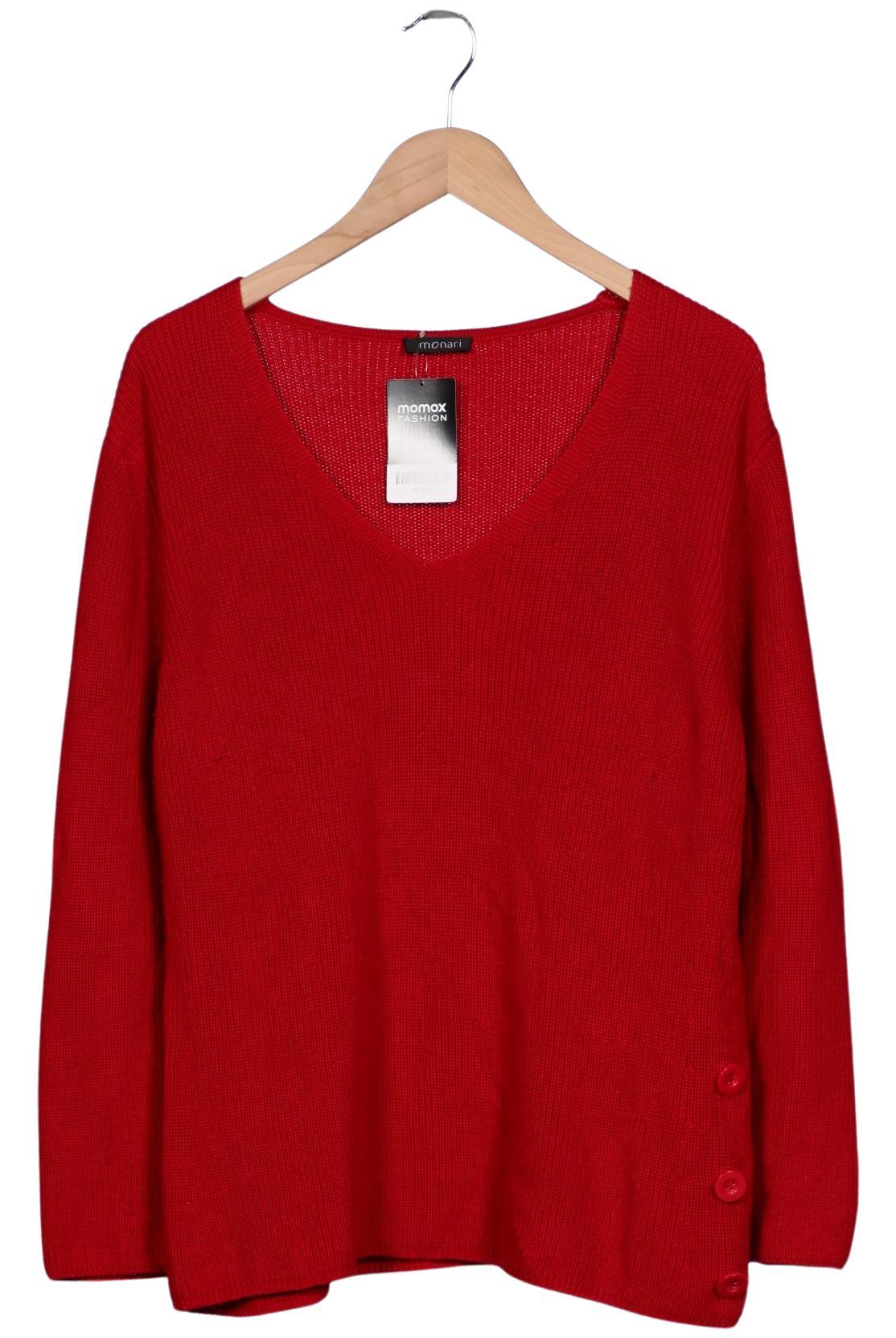 

monari Damen Pullover, rot, Gr. 46