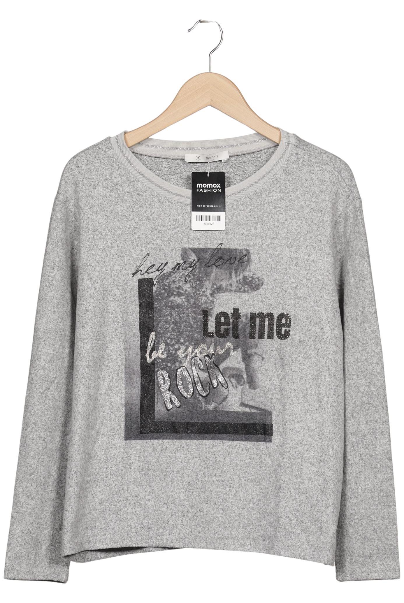

monari Damen Pullover, grau, Gr. 40