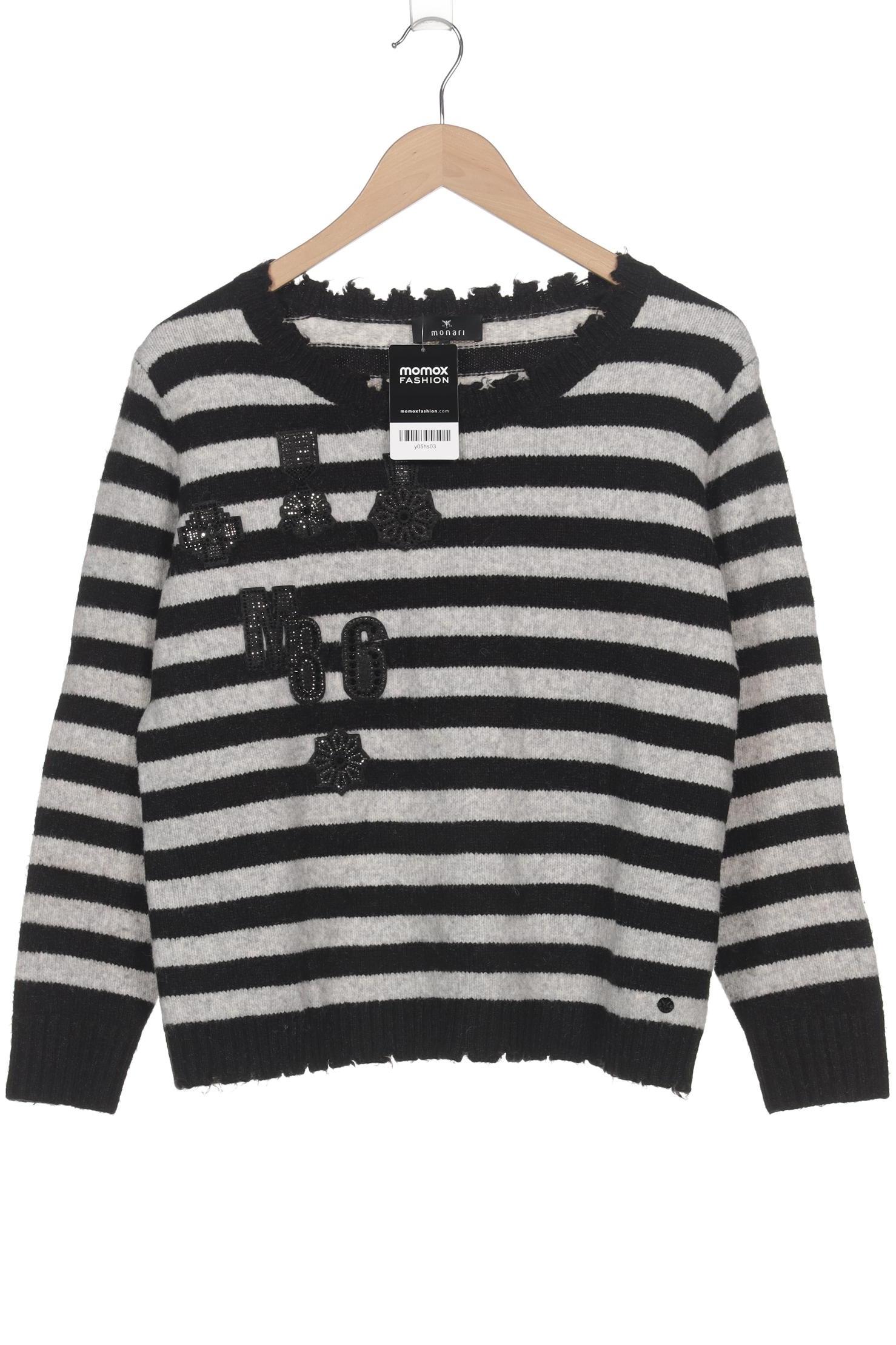 

monari Damen Pullover, grau, Gr. 36