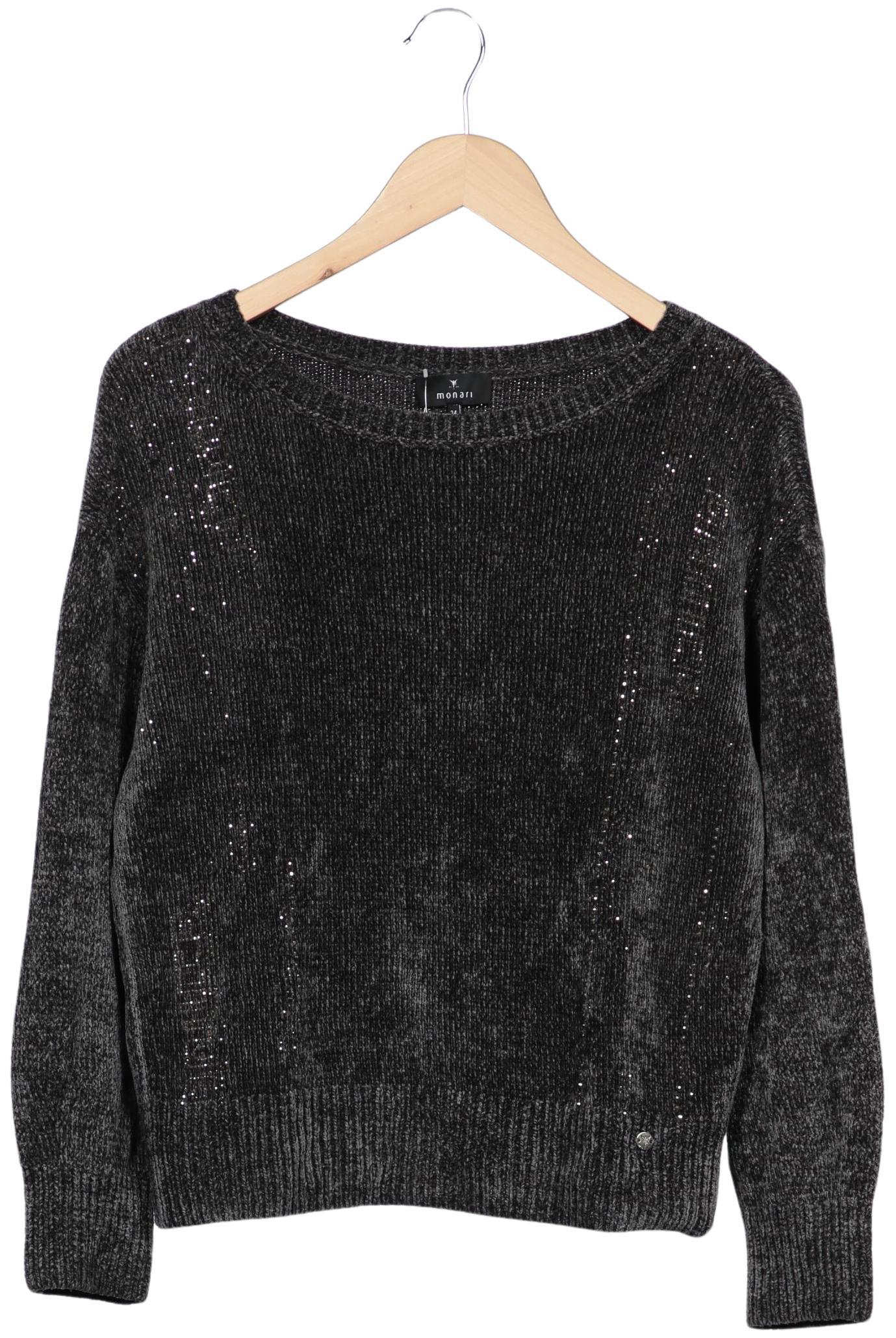 

monari Damen Pullover, grau, Gr. 34