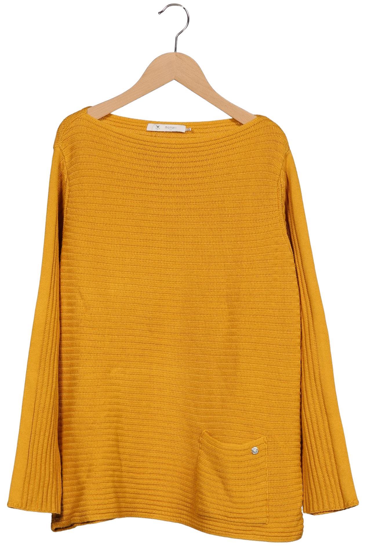 

monari Damen Pullover, gelb, Gr. 44