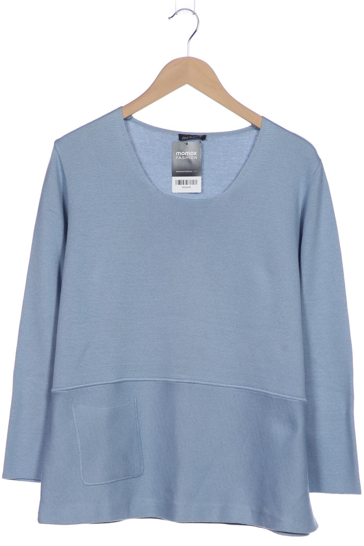 

monari Damen Pullover, blau, Gr. 46
