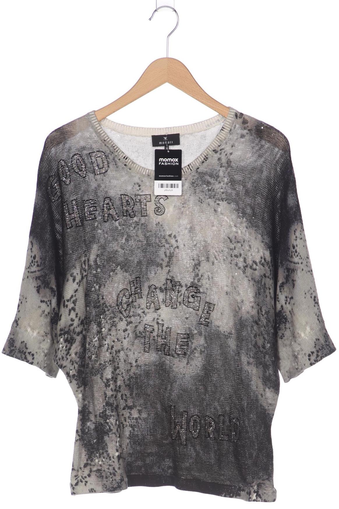 

monari Damen Pullover, grau, Gr. 38