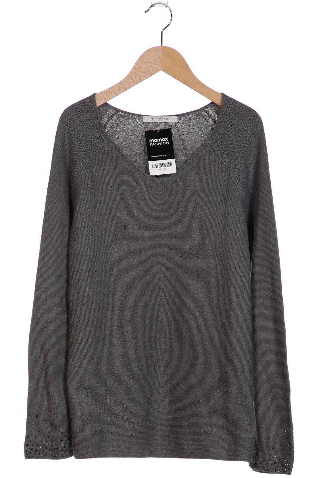 

monari Damen Pullover, grau, Gr. 38