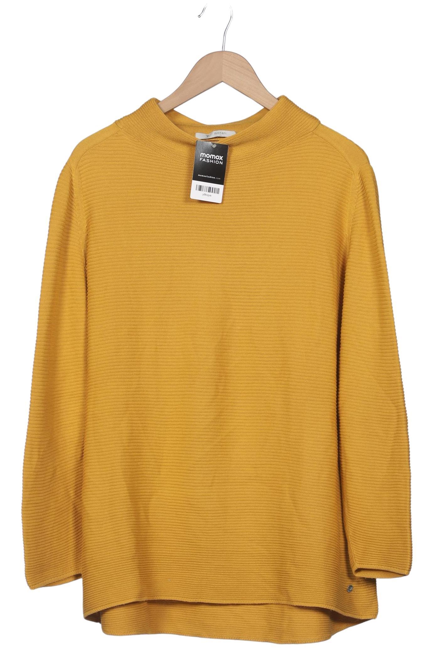 

monari Damen Pullover, gelb, Gr. 44