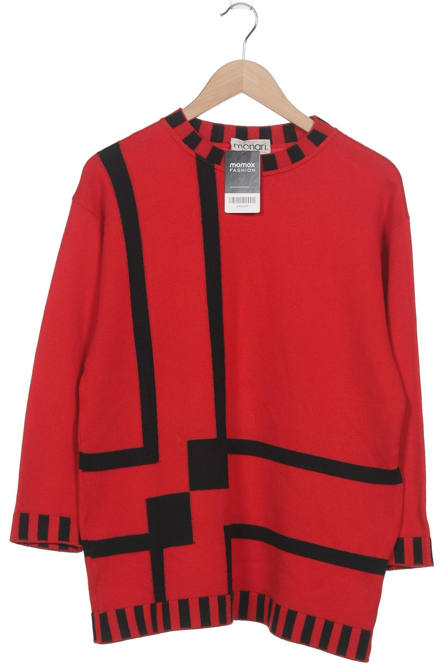 

monari Damen Pullover, rot, Gr. 42
