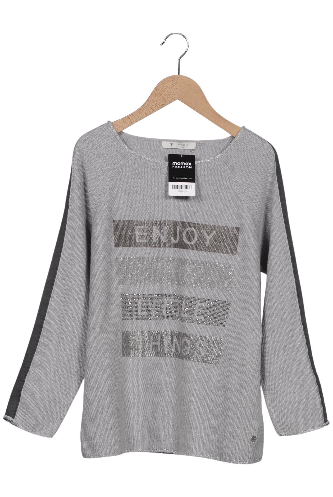 

monari Damen Pullover, grau, Gr. 40