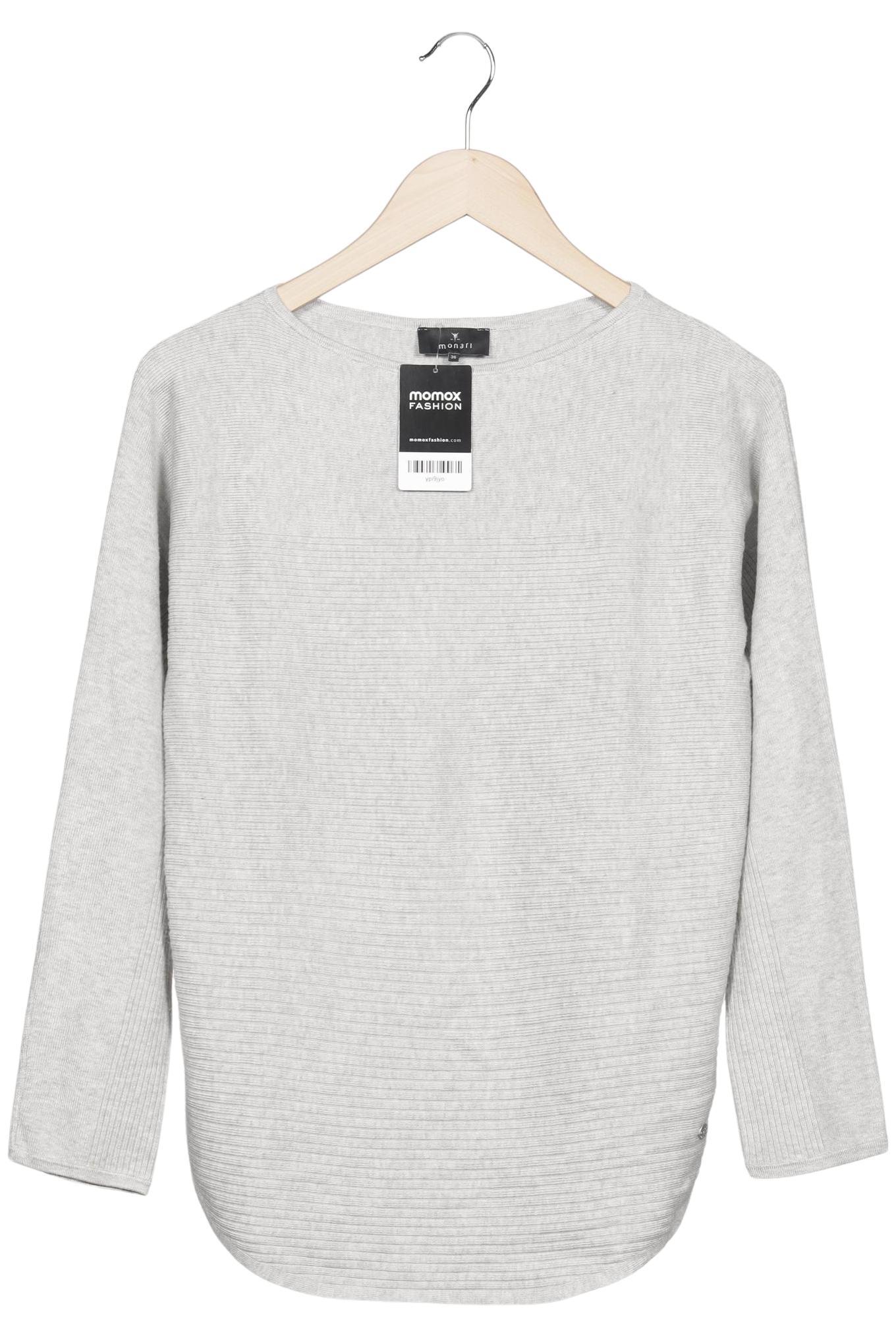 

monari Damen Pullover, grau, Gr. 36