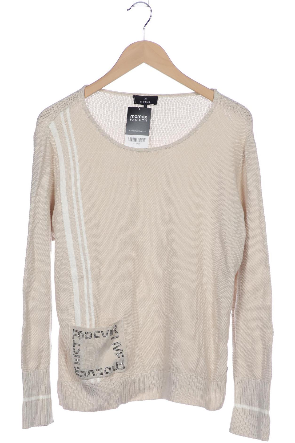 

monari Damen Pullover, beige, Gr. 40