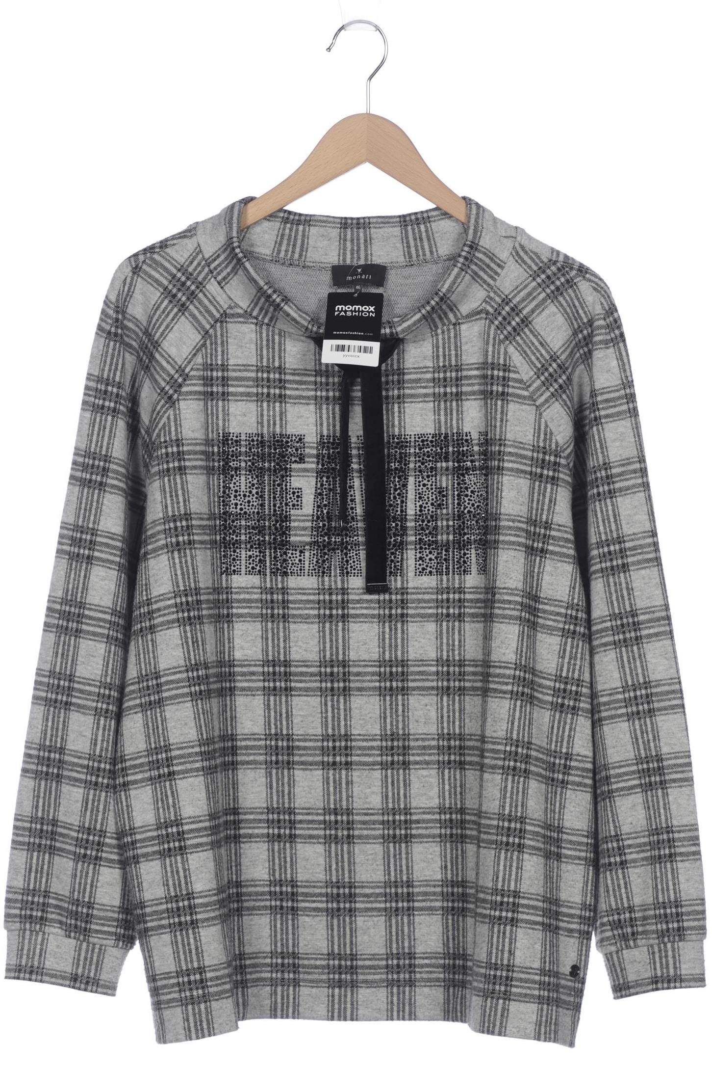 

monari Damen Pullover, grau, Gr. 46
