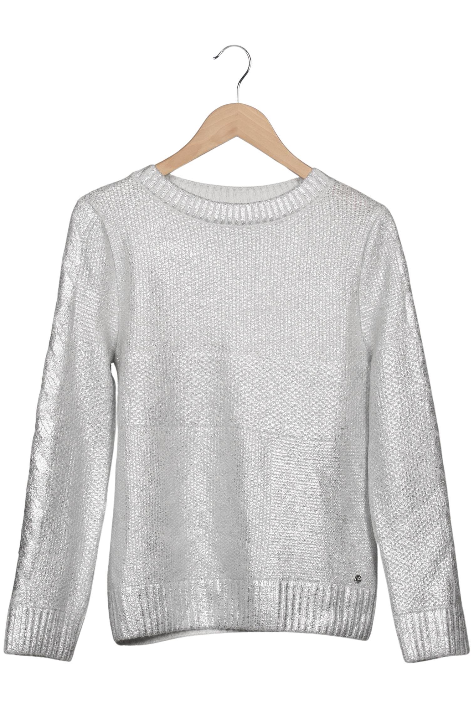 

monari Damen Pullover, silber, Gr. 36