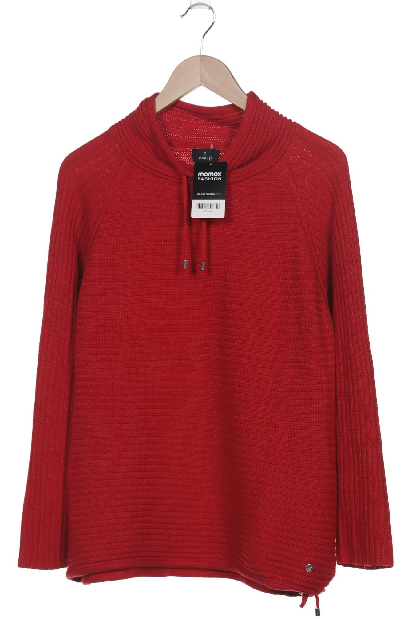 

monari Damen Pullover, rot, Gr. 42