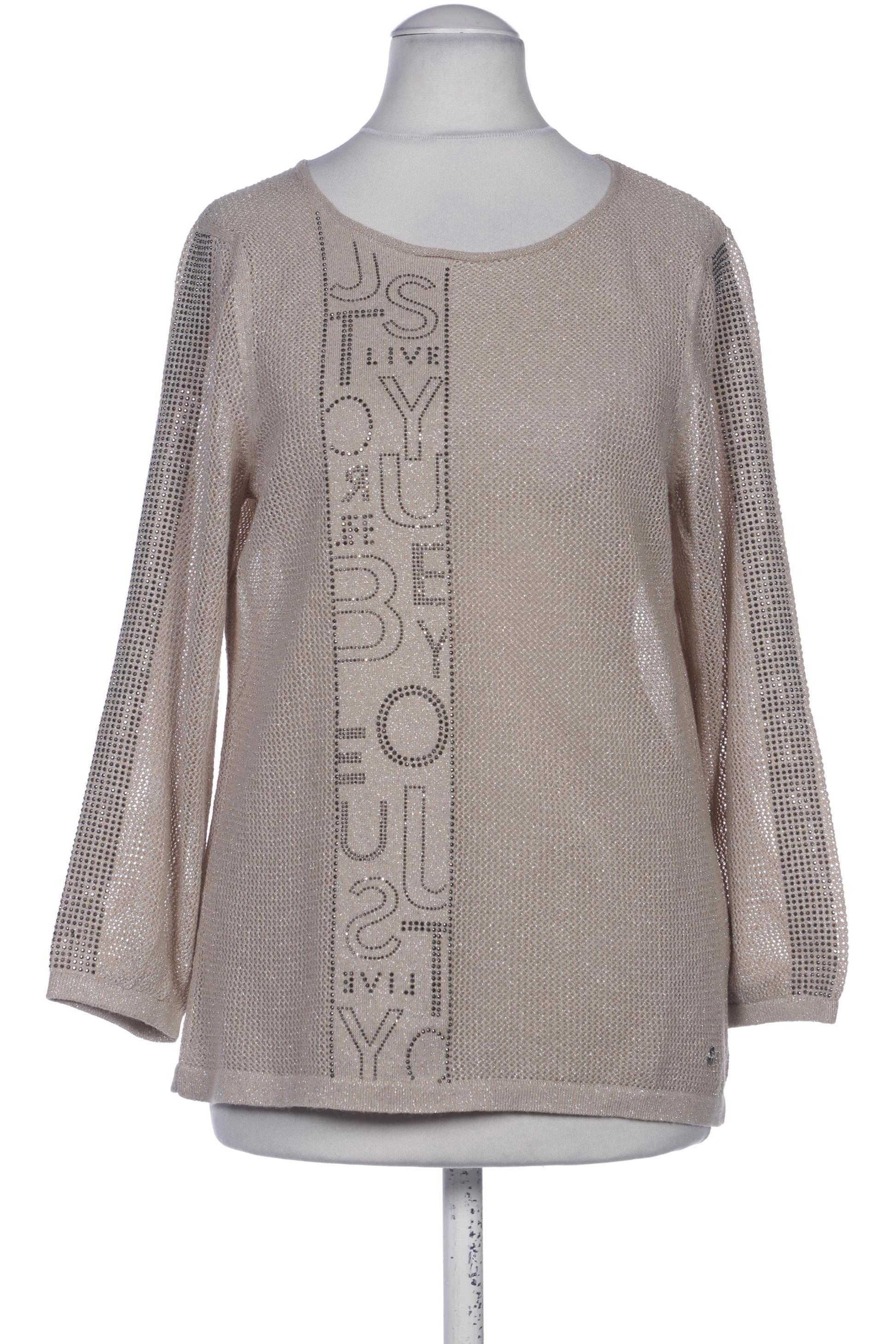 

monari Damen Pullover, beige, Gr. 34