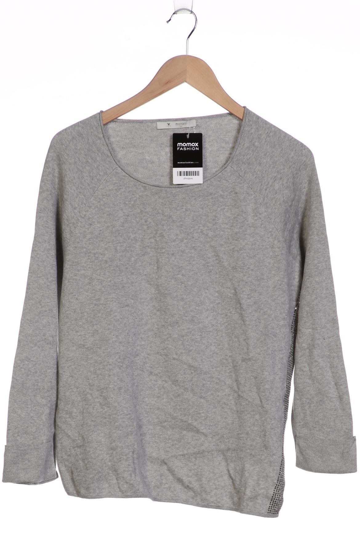 

monari Damen Pullover, grau, Gr. 38