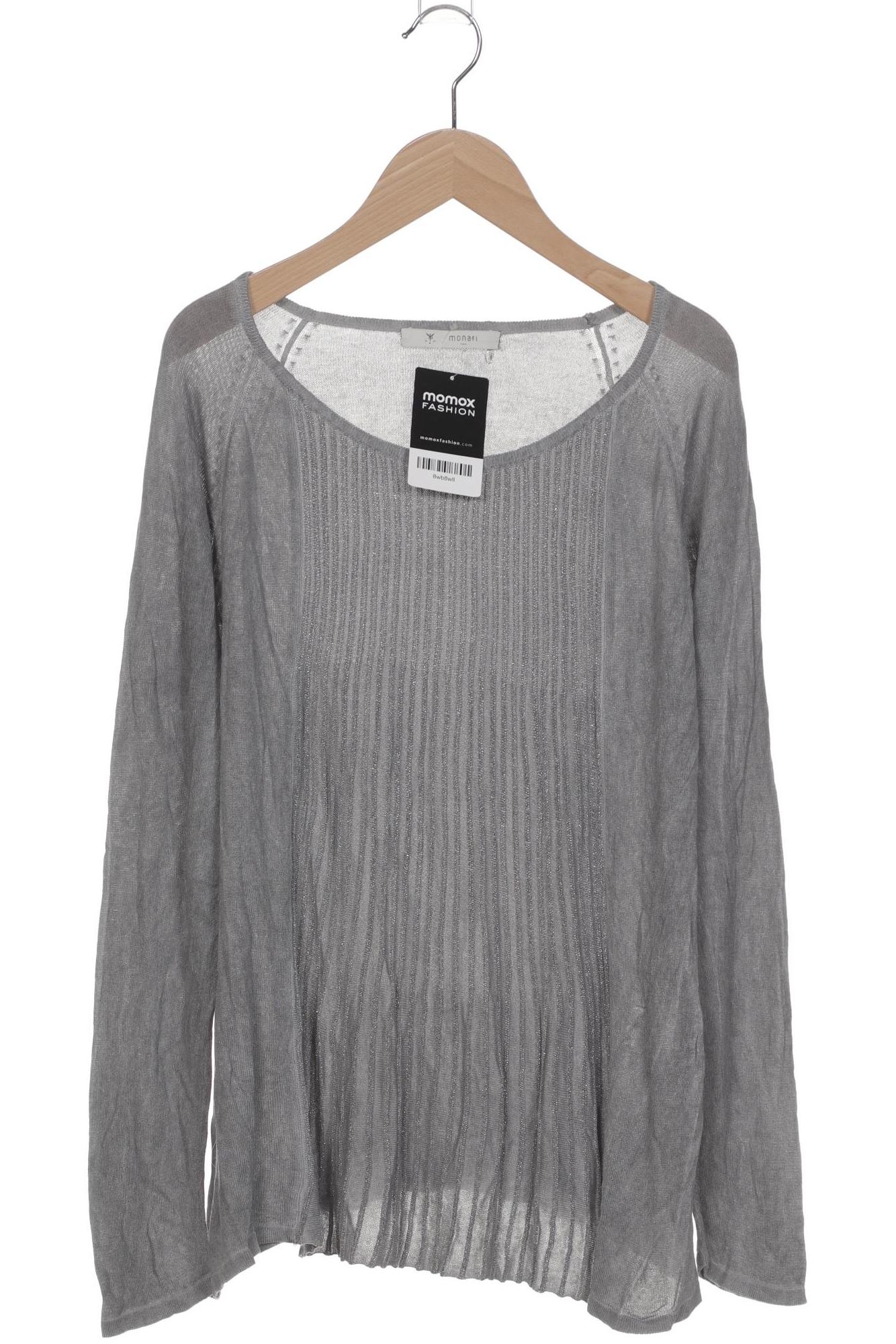 

monari Damen Pullover, grau, Gr. 42