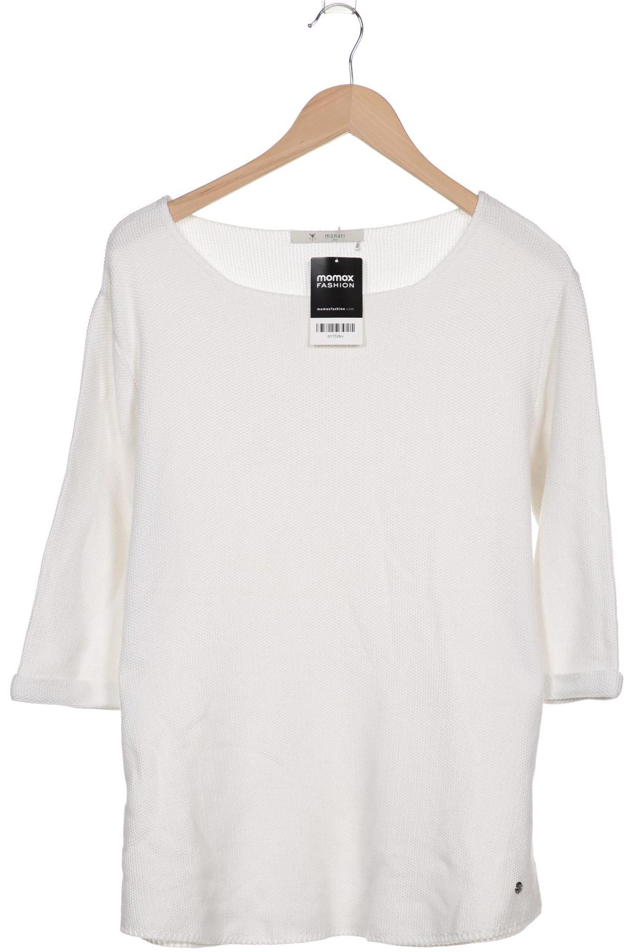 

monari Damen Pullover, weiß