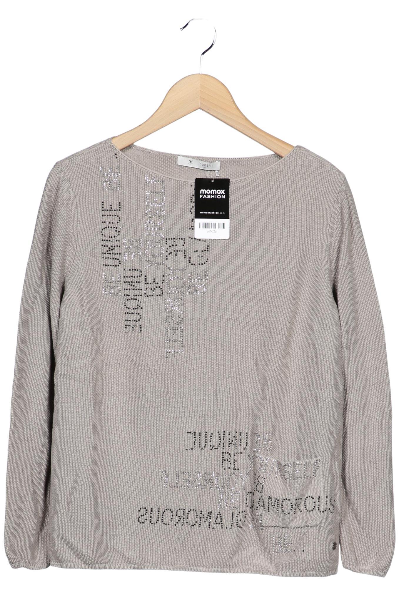 

monari Damen Pullover, grau, Gr. 42
