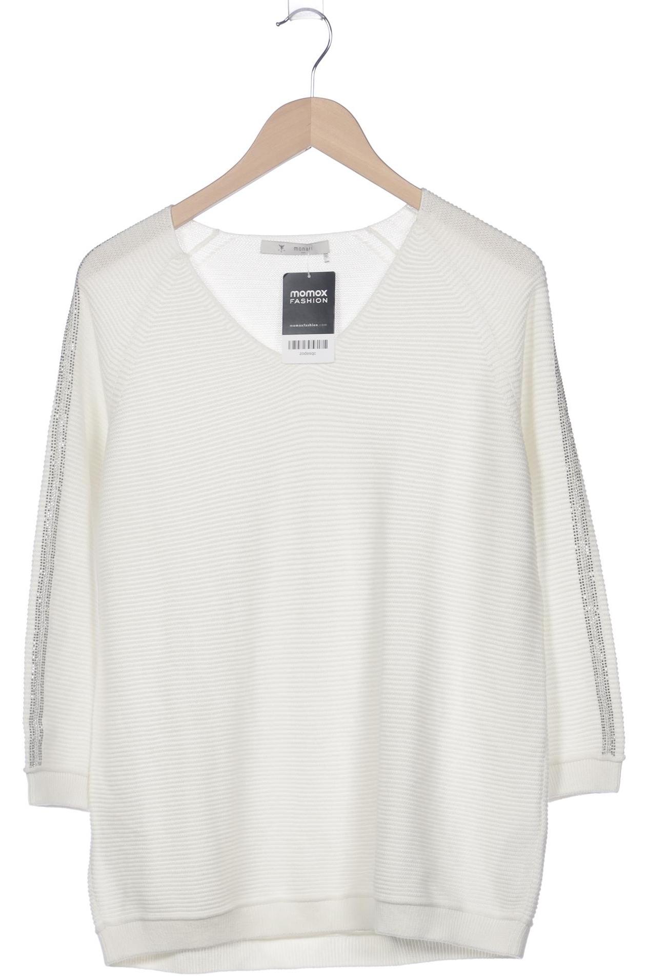 

monari Damen Pullover, weiß, Gr. 40