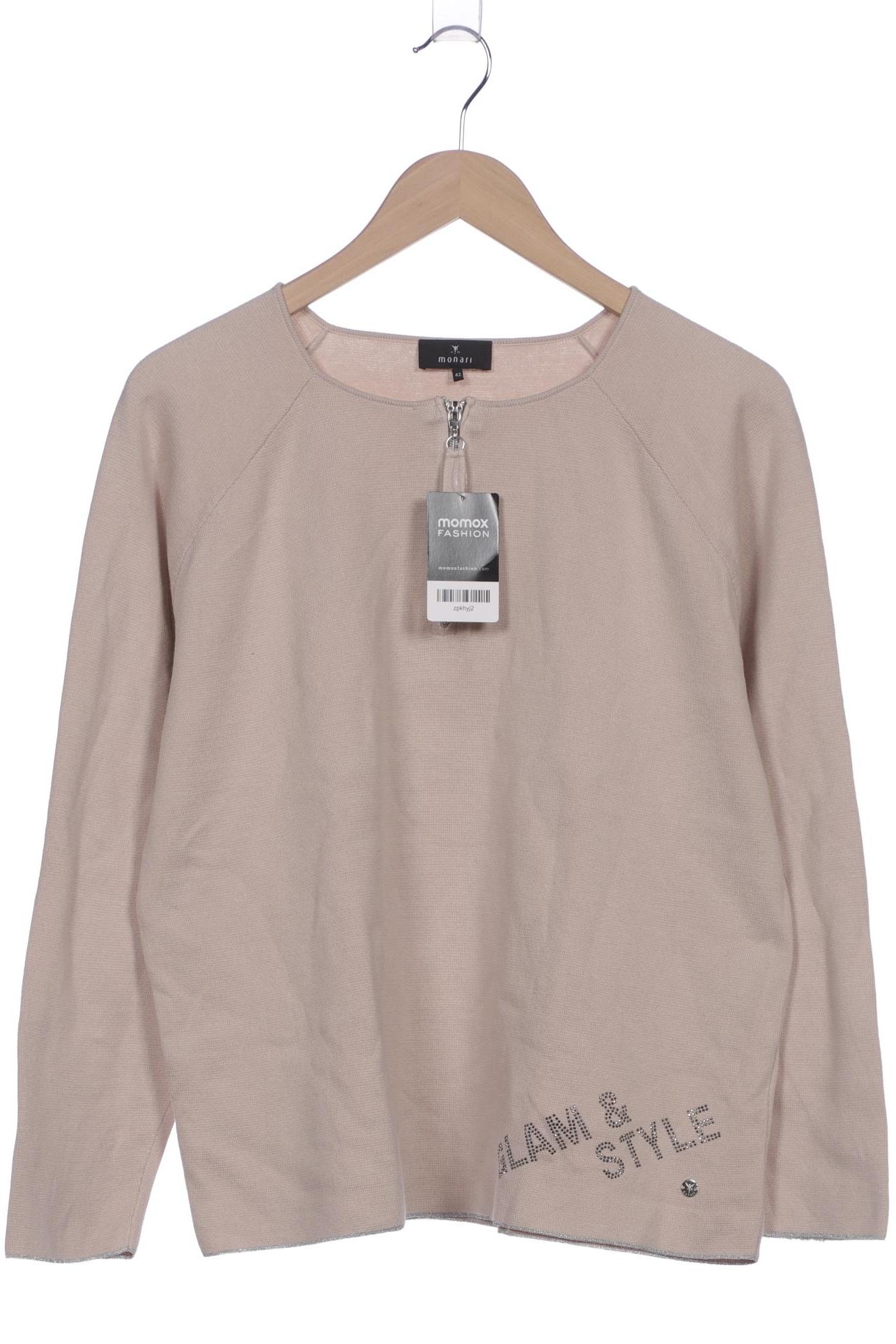 

monari Damen Pullover, beige, Gr. 42