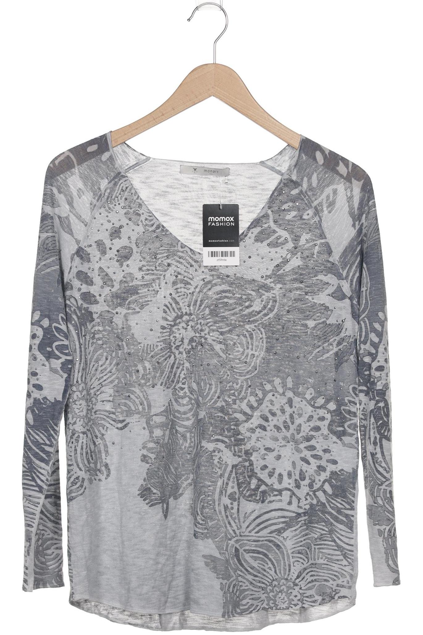 

monari Damen Pullover, grau, Gr. 38