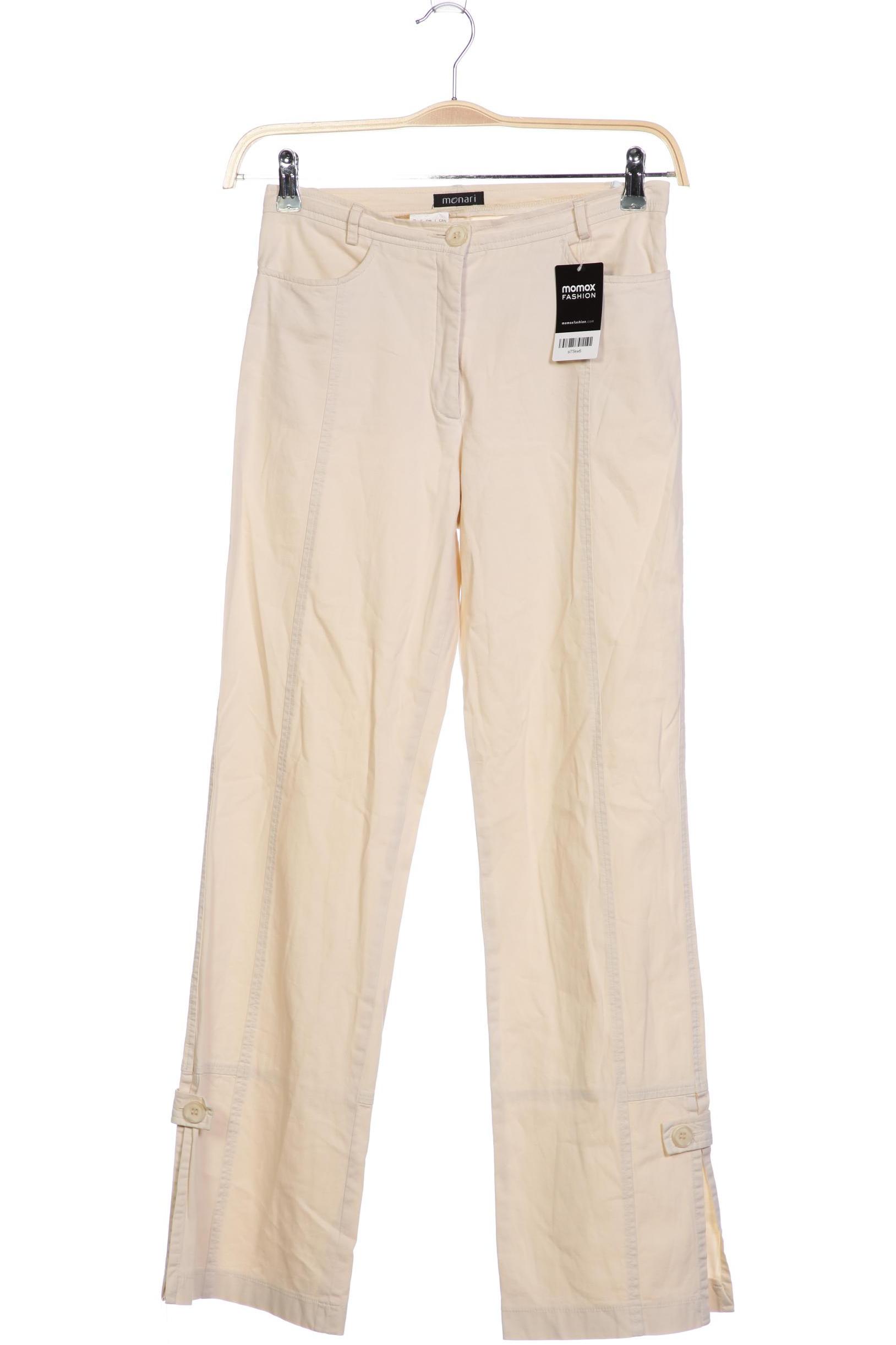 

monari Damen Stoffhose, cremeweiß, Gr. 34